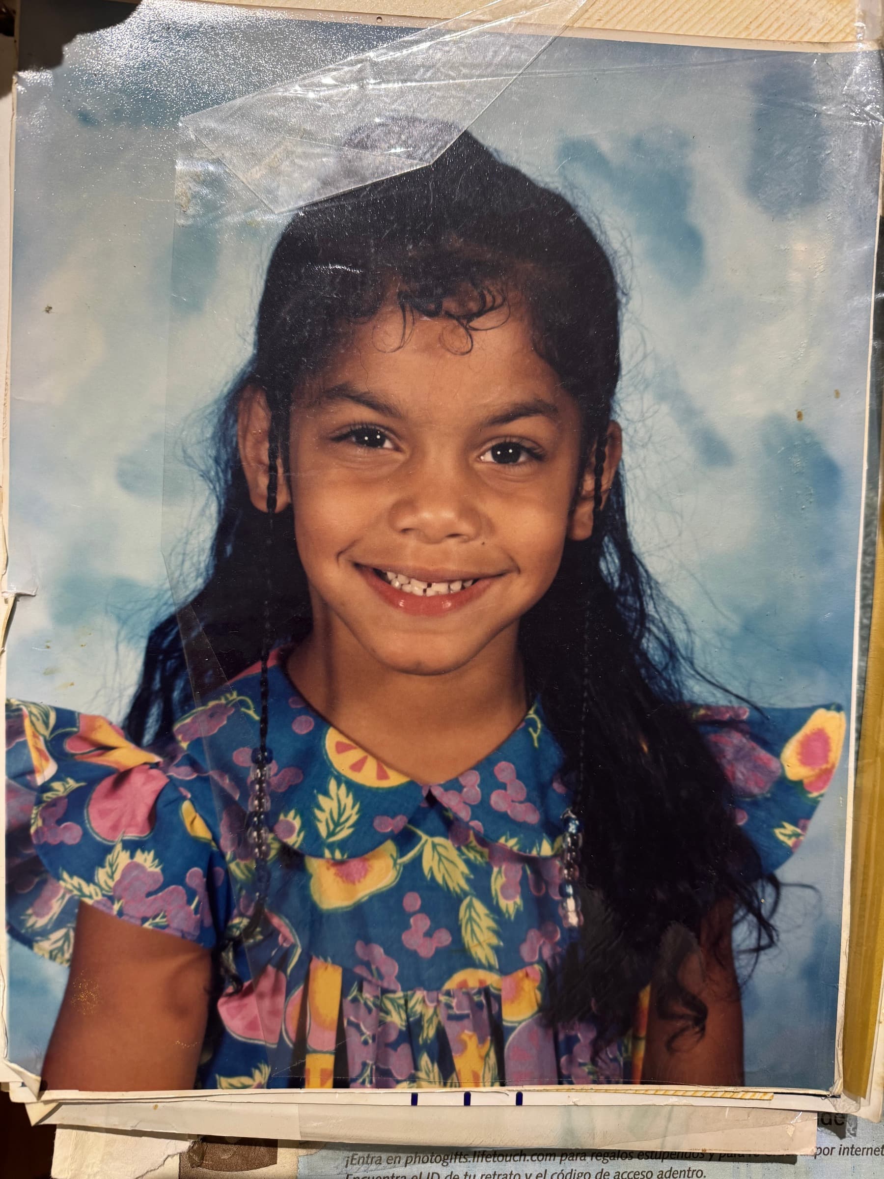 Mary as a child
